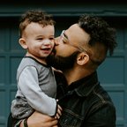 Dad and toddler